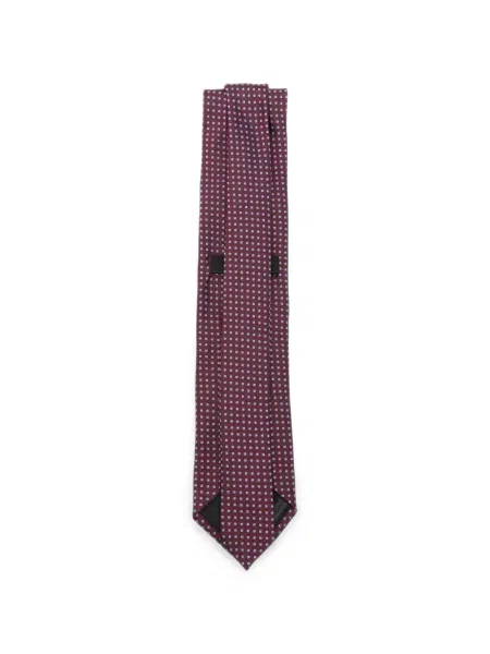 Cravată Zegna de mătase roșu