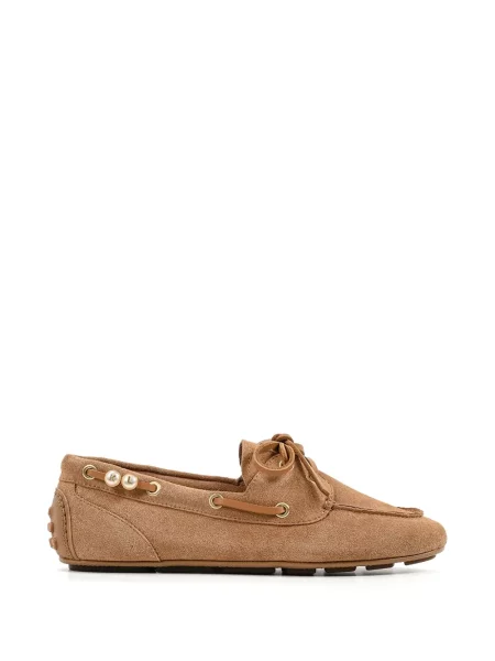 Pantofi loafer Karl Lagerfeld din piele de căprioară