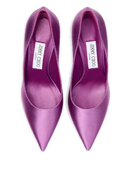 Pantofi cu toc Jimmy Choo violet