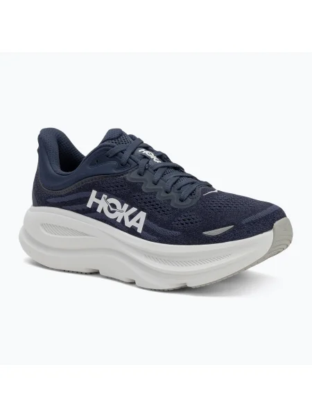 Мъжки обувки за бягане HOKA Bondi 9 varsity navy/white бяло