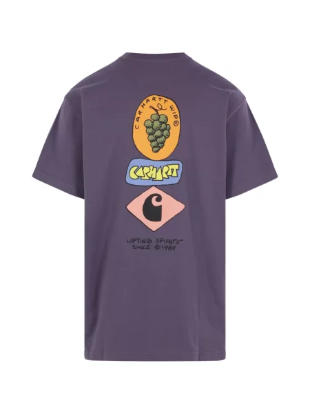 Tricou Carhartt Wip cu imagine violet
