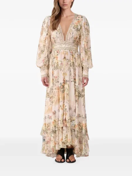 Rochie maxi Camilla de mătase