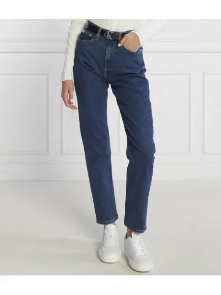 Blugi Calvin Klein Jeans albastru