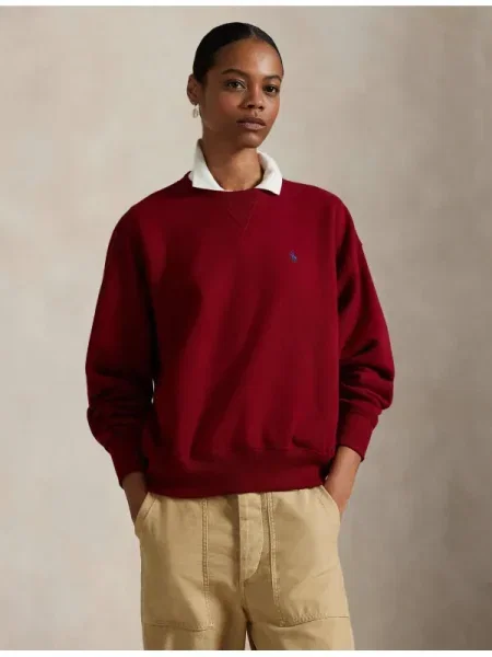 POLO RALPH LAUREN Hanorac | Relaxed fit roșu