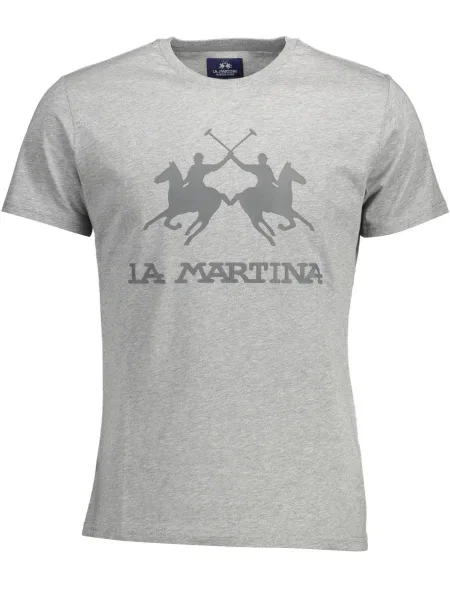 Tricou La Martina scurt gri