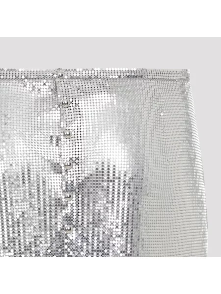 Spódnica Paco Rabanne szara