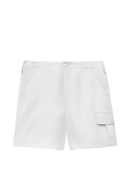 Pantaloni scurți cargo Kenzo cu broderie gri