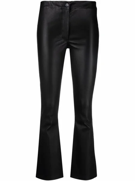 Spodnie Arma o krotszym kroju dzwony czarne