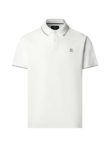 Tricou polo Hackett London alb