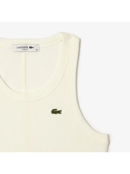 Топ Lacoste белый