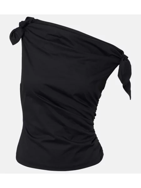 Top Staud asimetric negru