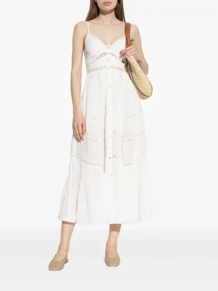Rochie midi Loveshackfancy alb