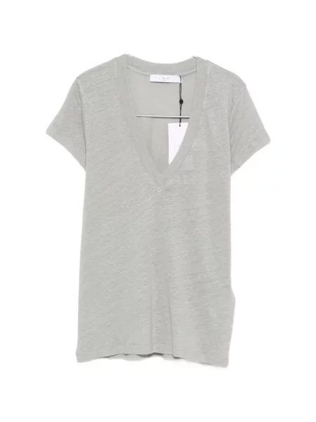 Tricou Iro cu decolteu în V gri