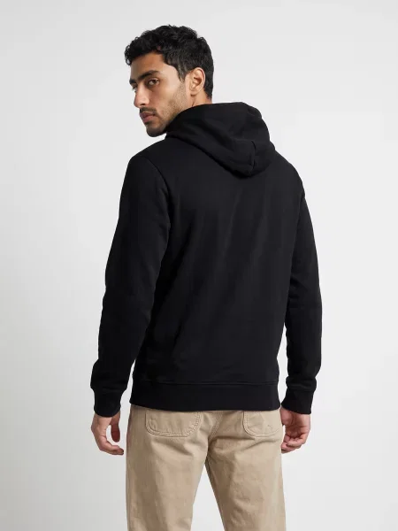 Majica Jack & Jones s kapuljačom crna