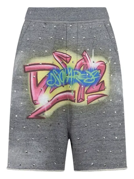 Kraťasy Dsquared2 se cvočky šedé