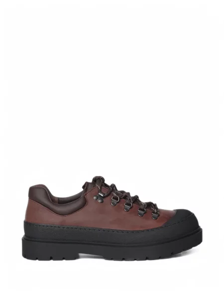 Bocanci de munte Birkenstock din piele de drumeție maro