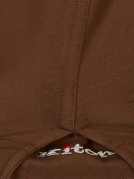 Scurt tricou polo Kiton maro