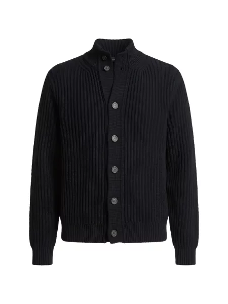 Cardigan Peserico tricotate albastru