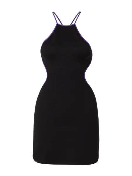 ABOUT YOU x Chiara Biasi Rochie de vară Luzia lila negru