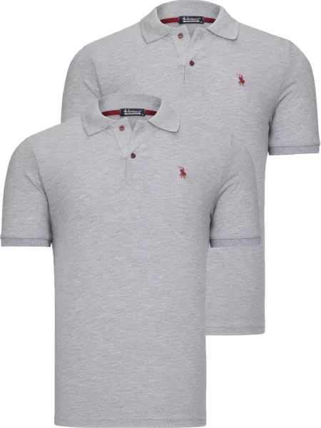 Tricou polo Dewberry gri