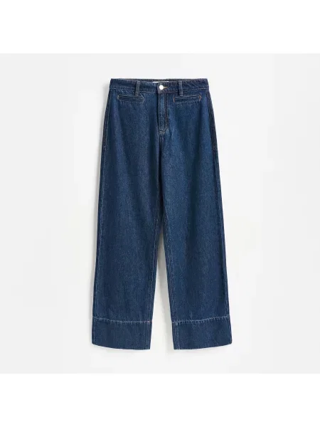 Reserved Wide leg farmer tengerészkék