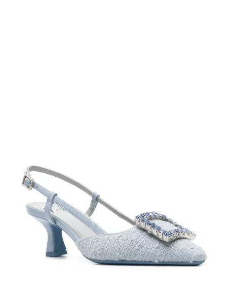 Pantofi cu toc Roberto Festa slingback albastru