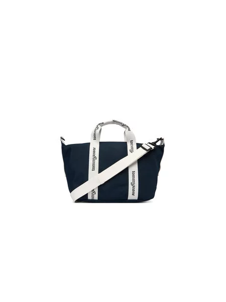Rankinė Tommy Jeans Ess Daily Mini Tote Tamsiai mėlyna balta
