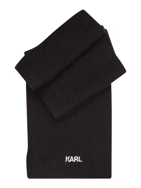 Karl Lagerfeld Fular negru alb