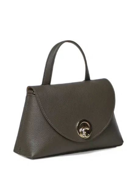 Δερμάτινη τσάντα shopper Coccinelle γκρι