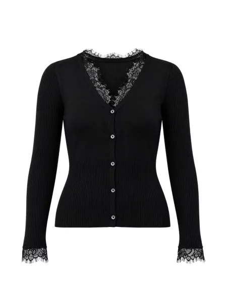 Cardigan Pinko din dantelă negru