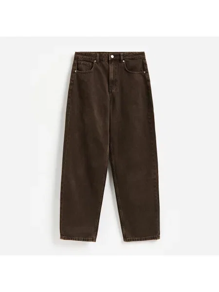 Reserved LADIES` JEANS TROUSERS dark grey jeans šedé
