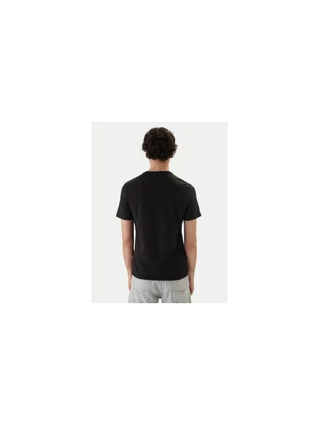 Guess Majica Slim Fit črna