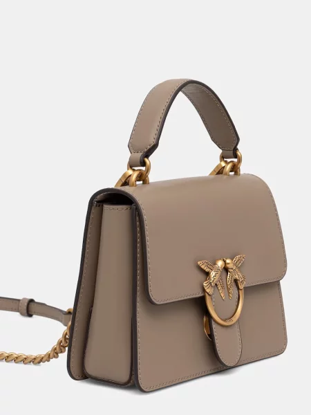 Rucsac Pinko din piele bej