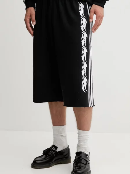 Къс панталон adidas Originals Spiders Oversized Inch Sweat Shorts мъжки черно