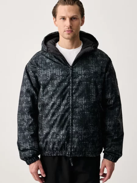 Emporio Armani zimná bunda pánska zelená