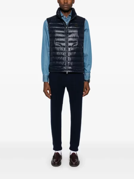 Vunena vesta Polo Ralph Lauren s vezom karirana crna