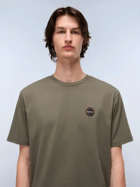 NAPAPIJRI Tricou oliv negru