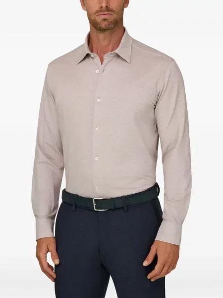 Tricou polo Boggi Milano de lână