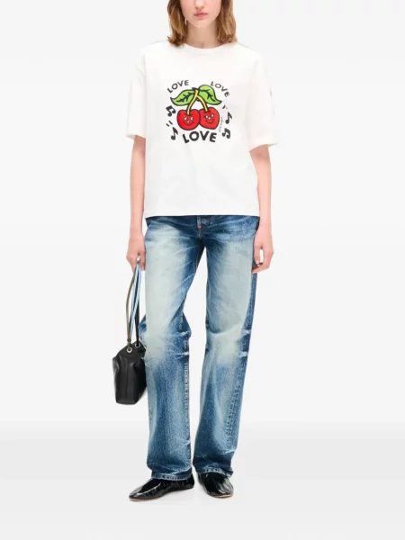 Tricou Kenzo cu imagine alb
