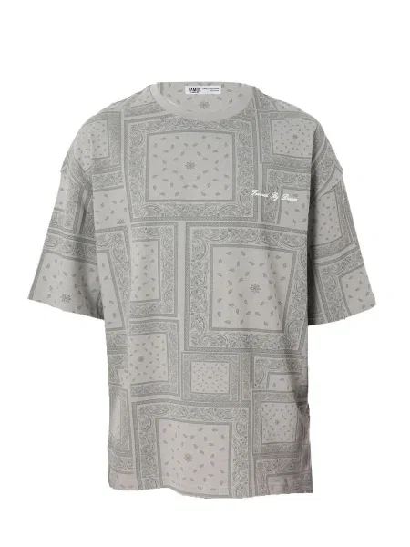 VAMOS CLO Tricou Franklin piatră / închis gri