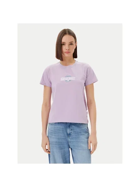 Футболка Guess Jeans фиолетовая