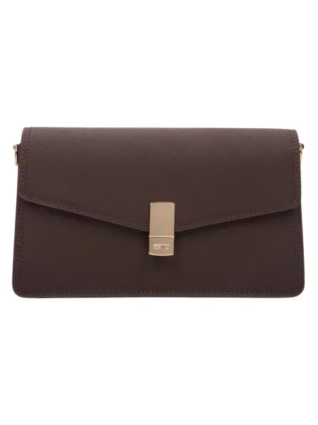 Torebka skórzana Estro skórzana elegancka brązowa