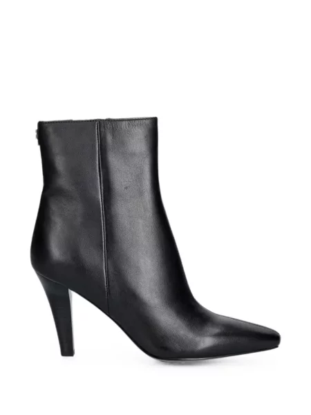 Cizme scurte Guess din piele negru