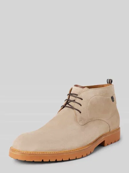Buty skórzane z naszywką z logo model ‘De Karper’ Floris Van Bommel