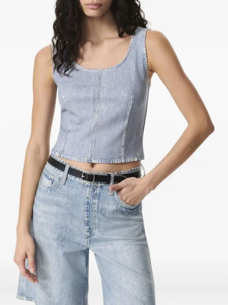 Vestă denim Rag & Bone albastru