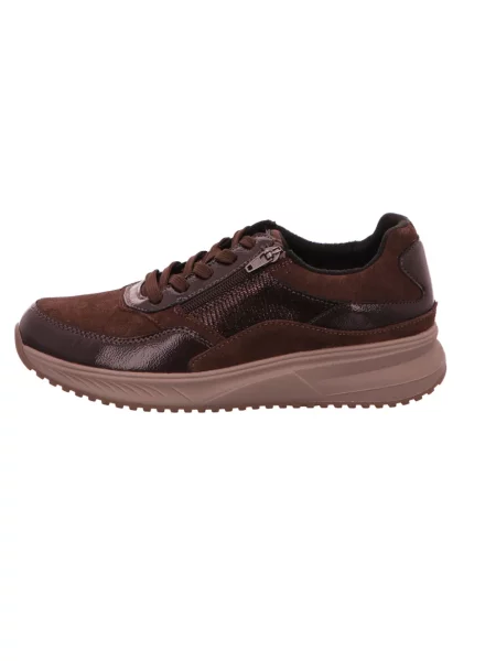 Sneakersy Waldläufer brązowe