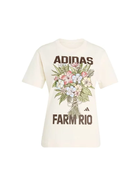 Adidas Póló Fram Rio Graphic Krém Regular Fit bézs