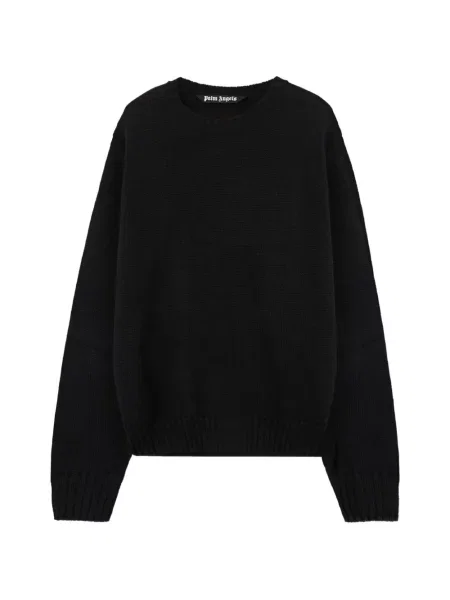 Pulover Palm Angels cu autograf negru