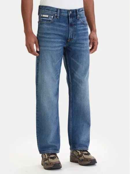 Calvin Klein Jeans Kavbojke HORIZON moder denim modra