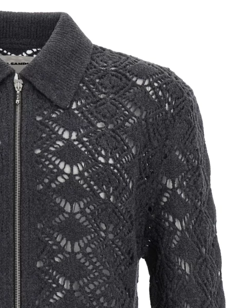 Cardigan Jil Sander gri